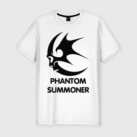 Мужская футболка премиум с принтом Dark Elf Mage - Phantom Summoner в Кировске, 92% хлопок, 8% лайкра | приталенный силуэт, круглый вырез ворота, длина до линии бедра, короткий рукав | elf | lineage | phantom summoner