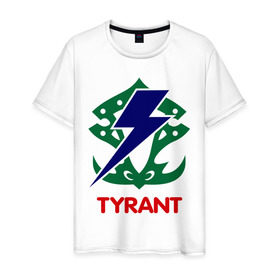 Мужская футболка хлопок с принтом Orc Fighter - Tyrant в Кировске, 100% хлопок | прямой крой, круглый вырез горловины, длина до линии бедер, слегка спущенное плечо. | 