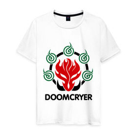 Мужская футболка хлопок с принтом Orc Mage - Doomcryer в Кировске, 100% хлопок | прямой крой, круглый вырез горловины, длина до линии бедер, слегка спущенное плечо. | doomcryer | lineage | orc mage