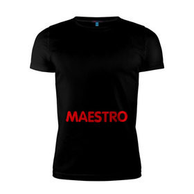 Мужская футболка премиум с принтом Dwarf Fighter - Maestro в Кировске, 92% хлопок, 8% лайкра | приталенный силуэт, круглый вырез ворота, длина до линии бедра, короткий рукав | line age | lineage | линейка | маэстро