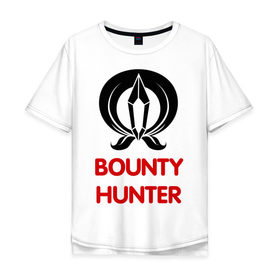 Мужская футболка хлопок Oversize с принтом Dwarf Fighter - Bounty Hunter в Кировске, 100% хлопок | свободный крой, круглый ворот, “спинка” длиннее передней части | Тематика изображения на принте: line age | lineage | компьютерные | линейка | охотник