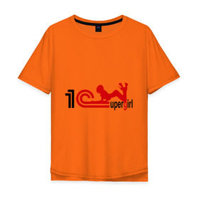 Мужская футболка хлопок Oversize с принтом 1C SuperGirl (4) в Кировске, 100% хлопок | свободный крой, круглый ворот, “спинка” длиннее передней части | 1с | бухгалтерия | бухгалтерский учет | девушка | программа | программное обеспечение | супер | фигура