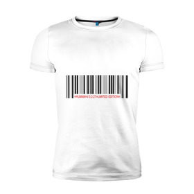Мужская футболка премиум с принтом Human limited edition в Кировске, 92% хлопок, 8% лайкра | приталенный силуэт, круглый вырез ворота, длина до линии бедра, короткий рукав | 