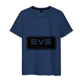 Мужская футболка хлопок с принтом EVE online в Кировске, 100% хлопок | прямой крой, круглый вырез горловины, длина до линии бедер, слегка спущенное плечо. | ив | игра | компьютерная