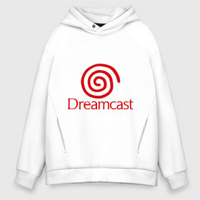 Мужское худи Oversize хлопок с принтом Dreamcast в Кировске, френч-терри — 70% хлопок, 30% полиэстер. Мягкий теплый начес внутри —100% хлопок | боковые карманы, эластичные манжеты и нижняя кромка, капюшон на магнитной кнопке | dreamcast | sega | видеоигры | приставки | сега