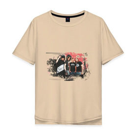 Мужская футболка хлопок Oversize с принтом Tokio Hotel (3) в Кировске, 100% хлопок | свободный крой, круглый ворот, “спинка” длиннее передней части | tokio hotel