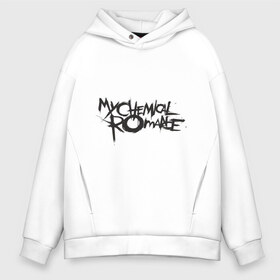 Мужское худи Oversize хлопок с принтом My chemical romance в Кировске, френч-терри — 70% хлопок, 30% полиэстер. Мягкий теплый начес внутри —100% хлопок | боковые карманы, эластичные манжеты и нижняя кромка, капюшон на магнитной кнопке | heavy metal | metal | pank | punk | rock | trash metal | квартет | метал | панк | рок | рок группа | рок группы | трэш метал | хеви метал