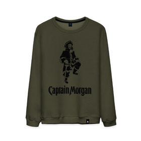Мужской свитшот хлопок с принтом Capitan Morgan в Кировске, 100% хлопок |  | capitan morgan | бар | бармен | капитан морган