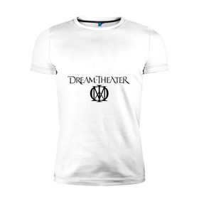 Мужская футболка премиум с принтом Dream Theater в Кировске, 92% хлопок, 8% лайкра | приталенный силуэт, круглый вырез ворота, длина до линии бедра, короткий рукав | heavy metal | metal | rock | trash metal | квартет | метал | рок | рок группа | рок группы | трэш метал | хеви метал