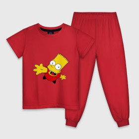 Детская пижама хлопок с принтом Simpsons (8) в Кировске, 100% хлопок |  брюки и футболка прямого кроя, без карманов, на брюках мягкая резинка на поясе и по низу штанин
 | гомер
