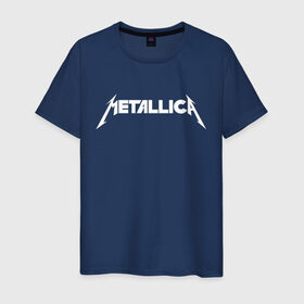 Мужская футболка хлопок с принтом Metallica (5) в Кировске, 100% хлопок | прямой крой, круглый вырез горловины, длина до линии бедер, слегка спущенное плечо. | rock