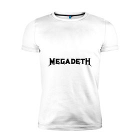Мужская футболка премиум с принтом Megadeth в Кировске, 92% хлопок, 8% лайкра | приталенный силуэт, круглый вырез ворота, длина до линии бедра, короткий рукав | heavy metal | metal | rock | trash metal | альтернатива | квартет | лица | метал | рок | рок группа | рок группы | трэш метал | хеви метал