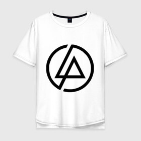 Мужская футболка хлопок Oversize с принтом Linkin park (5) в Кировске, 100% хлопок | свободный крой, круглый ворот, “спинка” длиннее передней части | linkin | park | линкин парк