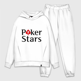 Мужской костюм хлопок OVERSIZE с принтом Poker Stars в Кировске,  |  | pokerstars