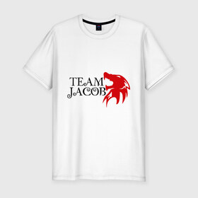 Мужская футболка премиум с принтом Jacob team (2) в Кировске, 92% хлопок, 8% лайкра | приталенный силуэт, круглый вырез ворота, длина до линии бедра, короткий рукав | 
