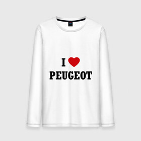 Мужской лонгслив хлопок с принтом I love Peugeot в Кировске, 100% хлопок |  | Тематика изображения на принте: auto | i love peugeot | peugeot | авто | автомобильные | машины | пежо | тачки