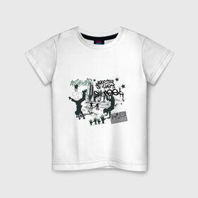 Детская футболка хлопок с принтом Street Dancing (3) в Кировске, 100% хлопок | круглый вырез горловины, полуприлегающий силуэт, длина до линии бедер | break | dance | брейк | граффити | данс | движения | танцевать | танцы | улица | улицы | уличные