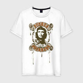 Мужская футболка хлопок с принтом Che Guevara в Кировске, 100% хлопок | прямой крой, круглый вырез горловины, длина до линии бедер, слегка спущенное плечо. | Тематика изображения на принте: 
