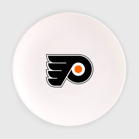 Тарелка с принтом Philadelphia Flyers в Кировске, фарфор | диаметр - 210 мм
диаметр для нанесения принта - 120 мм | hockey | nhl | национальная лига | нхл | филадельфия флаерс | хокей | хоккей