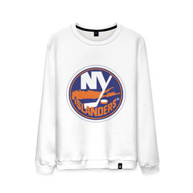 Мужской свитшот хлопок с принтом New York Islanders в Кировске, 100% хлопок |  | Тематика изображения на принте: new york islanders | nhl | нхл | нью йорк айлендс | нью йорк хоккей | хоккей | хоккейная лига