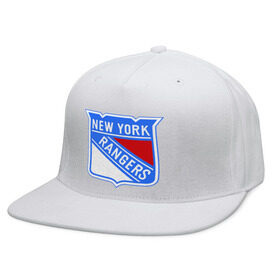 Кепка снепбек с прямым козырьком с принтом New York Rangers в Кировске, хлопок 100% |  | new york rangers | nhl | национальная хоккейная лига | нью йорк рейнджерс | хоккей | хоккейная лига