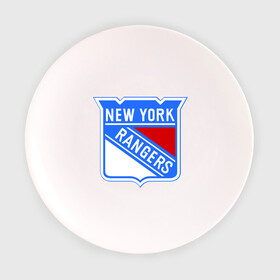 Тарелка 3D с принтом New York Rangers в Кировске, фарфор | диаметр - 210 мм
диаметр для нанесения принта - 120 мм | new york rangers | nhl | национальная хоккейная лига | нью йорк рейнджерс | хоккей | хоккейная лига
