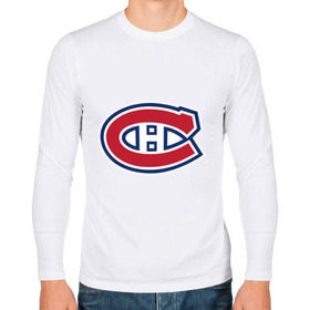 Мужской лонгслив хлопок с принтом Montreal Canadiens в Кировске, 100% хлопок |  | Тематика изображения на принте: montreal canadiens | канадская хоккейная лига | монтреал | нхл | хокей | хоккей