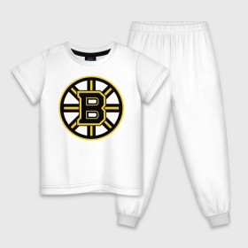 Детская пижама хлопок с принтом Boston Bruins в Кировске, 100% хлопок |  брюки и футболка прямого кроя, без карманов, на брюках мягкая резинка на поясе и по низу штанин
 | Тематика изображения на принте: нхл | хоккейная лига