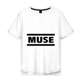 Мужская футболка хлопок Oversize с принтом Muse в Кировске, 100% хлопок | свободный крой, круглый ворот, “спинка” длиннее передней части | heavy metal | metal | muse | rock | trash metal | альтернатива | квартет | лица | метал | рок | рок группа | рок группы | трэш метал | хеви метал