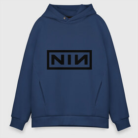 Мужское худи Oversize хлопок с принтом Nine inch nails в Кировске, френч-терри — 70% хлопок, 30% полиэстер. Мягкий теплый начес внутри —100% хлопок | боковые карманы, эластичные манжеты и нижняя кромка, капюшон на магнитной кнопке | heavy metal | metal | rock | trash metal | квартет | метал | рок | рок группа | рок группы | трэш метал | хеви метал