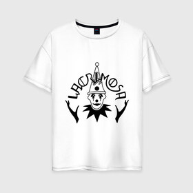 Женская футболка хлопок Oversize с принтом Lacrimosa в Кировске, 100% хлопок | свободный крой, круглый ворот, спущенный рукав, длина до линии бедер
 | heavy metal | metal | rock | trash metal | метал | панки | рок | трэш метал | хеви метал