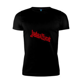 Мужская футболка премиум с принтом Judas Priest в Кировске, 92% хлопок, 8% лайкра | приталенный силуэт, круглый вырез ворота, длина до линии бедра, короткий рукав | heavy metal | metal | rock | trash metal | метал | панки | рок | трэш метал | хеви метал