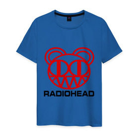 Мужская футболка хлопок с принтом Radiohead (2) в Кировске, 100% хлопок | прямой крой, круглый вырез горловины, длина до линии бедер, слегка спущенное плечо. | radiohead | rock | радиохед | рок