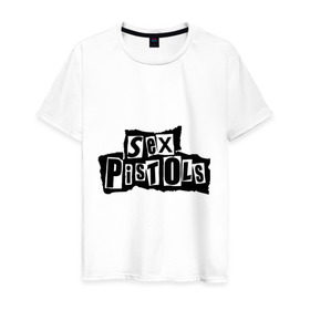 Мужская футболка хлопок с принтом Sex Pistols в Кировске, 100% хлопок | прямой крой, круглый вырез горловины, длина до линии бедер, слегка спущенное плечо. | metall | punk | rock | метал | металл | панк | панк рок | рок