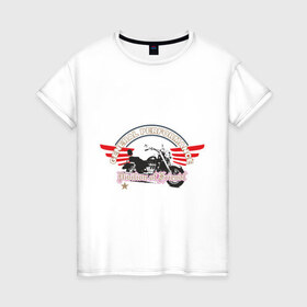 Женская футболка хлопок с принтом General perfomance в Кировске, 100% хлопок | прямой крой, круглый вырез горловины, длина до линии бедер, слегка спущенное плечо | 
