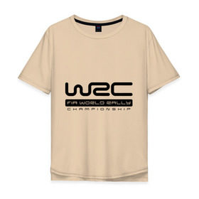 Мужская футболка хлопок Oversize с принтом WRC в Кировске, 100% хлопок | свободный крой, круглый ворот, “спинка” длиннее передней части | championship | rally | world rally championship | wrc | авто2012 | ралли | чемпионат мира | чемпионат мира по ралли