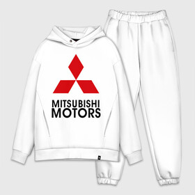 Мужской костюм хлопок OVERSIZE с принтом Mitsubishi (2) в Кировске,  |  | mitsubishi | mitsubishi motors | митсубиси | митсубиши