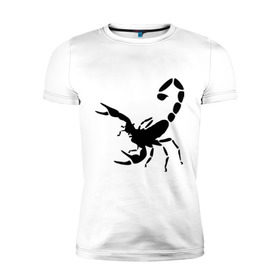 Мужская футболка премиум с принтом Scorpions (2) в Кировске, 92% хлопок, 8% лайкра | приталенный силуэт, круглый вырез ворота, длина до линии бедра, короткий рукав | скорпион