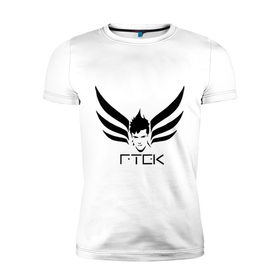 Мужская футболка премиум с принтом Tecktonik RTEK в Кировске, 92% хлопок, 8% лайкра | приталенный силуэт, круглый вырез ворота, длина до линии бедра, короткий рукав | 