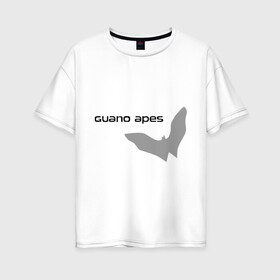 Женская футболка хлопок Oversize с принтом Guano Apes в Кировске, 100% хлопок | свободный крой, круглый ворот, спущенный рукав, длина до линии бедер
 | heavy metal | metal | rock | trash metal | метал | металл | рок | трэш метал | хеви метал