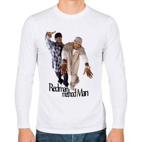 Мужской лонгслив хлопок с принтом Redman and Method Man в Кировске, 100% хлопок |  | gangsta | gansta | hip | hop | rap | рэп | рэпчина | хип | хоп
