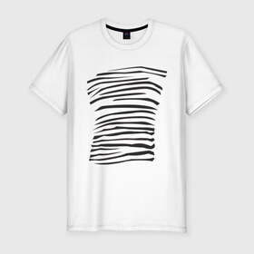 Мужская футболка премиум с принтом Зебра (2) в Кировске, 92% хлопок, 8% лайкра | приталенный силуэт, круглый вырез ворота, длина до линии бедра, короткий рукав | africa | safari | zebra | животные | зебра | сафари