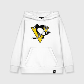 Детская толстовка хлопок с принтом Pittsburgh Penguins Malkin 71 в Кировске, 100% хлопок | Круглый горловой вырез, эластичные манжеты, пояс, капюшен | malkin | nhl | pittsburgh penguins | малкин | нхл | питсбург | хоккейный клуб