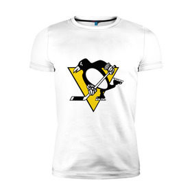 Мужская футболка премиум с принтом Pittsburgh Penguins Malkin 71 в Кировске, 92% хлопок, 8% лайкра | приталенный силуэт, круглый вырез ворота, длина до линии бедра, короткий рукав | malkin | nhl | pittsburgh penguins | малкин | нхл | питсбург | хоккейный клуб