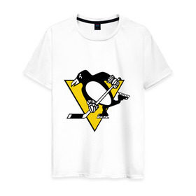 Мужская футболка хлопок с принтом Pittsburgh Penguins Malkin 71 в Кировске, 100% хлопок | прямой крой, круглый вырез горловины, длина до линии бедер, слегка спущенное плечо. | malkin | nhl | pittsburgh penguins | малкин | нхл | питсбург | хоккейный клуб
