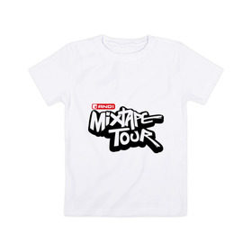 Детская футболка хлопок с принтом AND1 Mixtape tour в Кировске, 100% хлопок | круглый вырез горловины, полуприлегающий силуэт, длина до линии бедер | mixtape tour | баскетбольный тур | микстейп тур