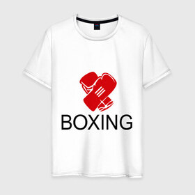 Мужская футболка хлопок с принтом Boxing (2) в Кировске, 100% хлопок | прямой крой, круглый вырез горловины, длина до линии бедер, слегка спущенное плечо. | емельяненко