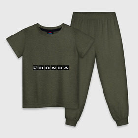 Детская пижама хлопок с принтом HondaDromBanda (1) в Кировске, 100% хлопок |  брюки и футболка прямого кроя, без карманов, на брюках мягкая резинка на поясе и по низу штанин
 | honda drom banda | банда | хонда