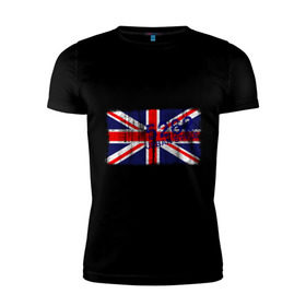 Мужская футболка премиум с принтом England Urban flag в Кировске, 92% хлопок, 8% лайкра | приталенный силуэт, круглый вырез ворота, длина до линии бедра, короткий рукав | 5262 | england | gb | uk | urban style | англия | британия | британский флаг | великобритания | флаги