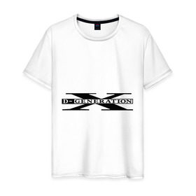 Мужская футболка хлопок с принтом Generation X в Кировске, 100% хлопок | прямой крой, круглый вырез горловины, длина до линии бедер, слегка спущенное плечо. | 